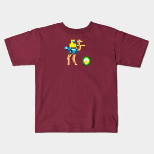Joust - Mounted Hero and Egg (distressed) Kids T-Shirt